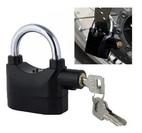 🔒 Candado con Alarma para Motos, Bicicletas y Hogar
